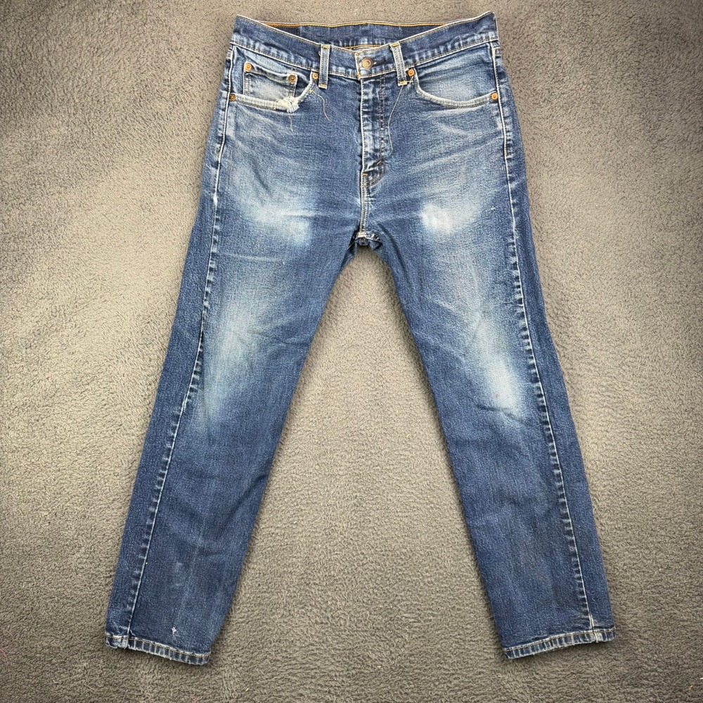Levis 501 Original Fit Jeans Mens 33x30 Blue Denim Straight Leg 00501-1926